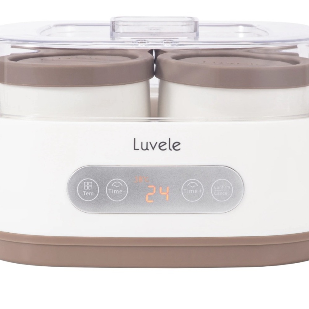 LUVELE PURE YOGURT MAKER | 4X 400ML (4X 13.5OZ.)| 1.5L CAPACITY